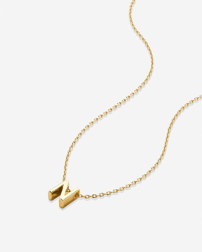 Just For You Initial Necklace — N