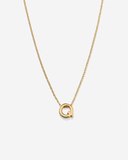 Just For You Initial Necklace — Q