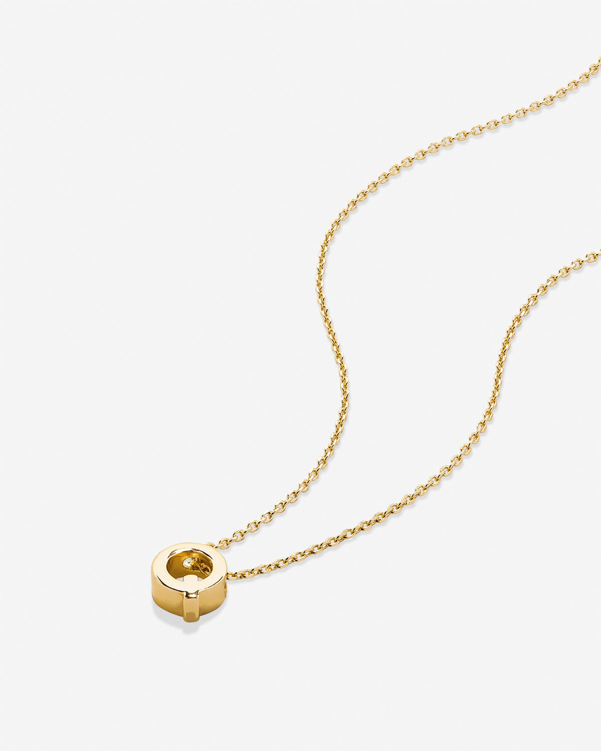 Just For You Initial Necklace — Q