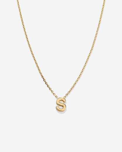 Just For You Initial Necklace — S