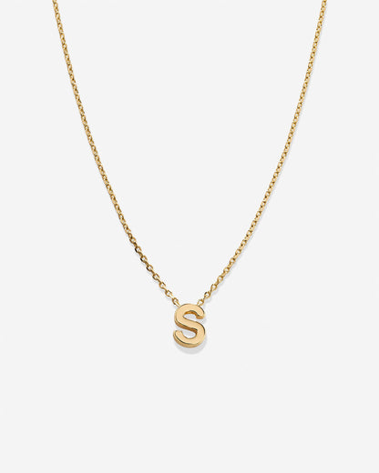 Just For You Initial Necklace — S