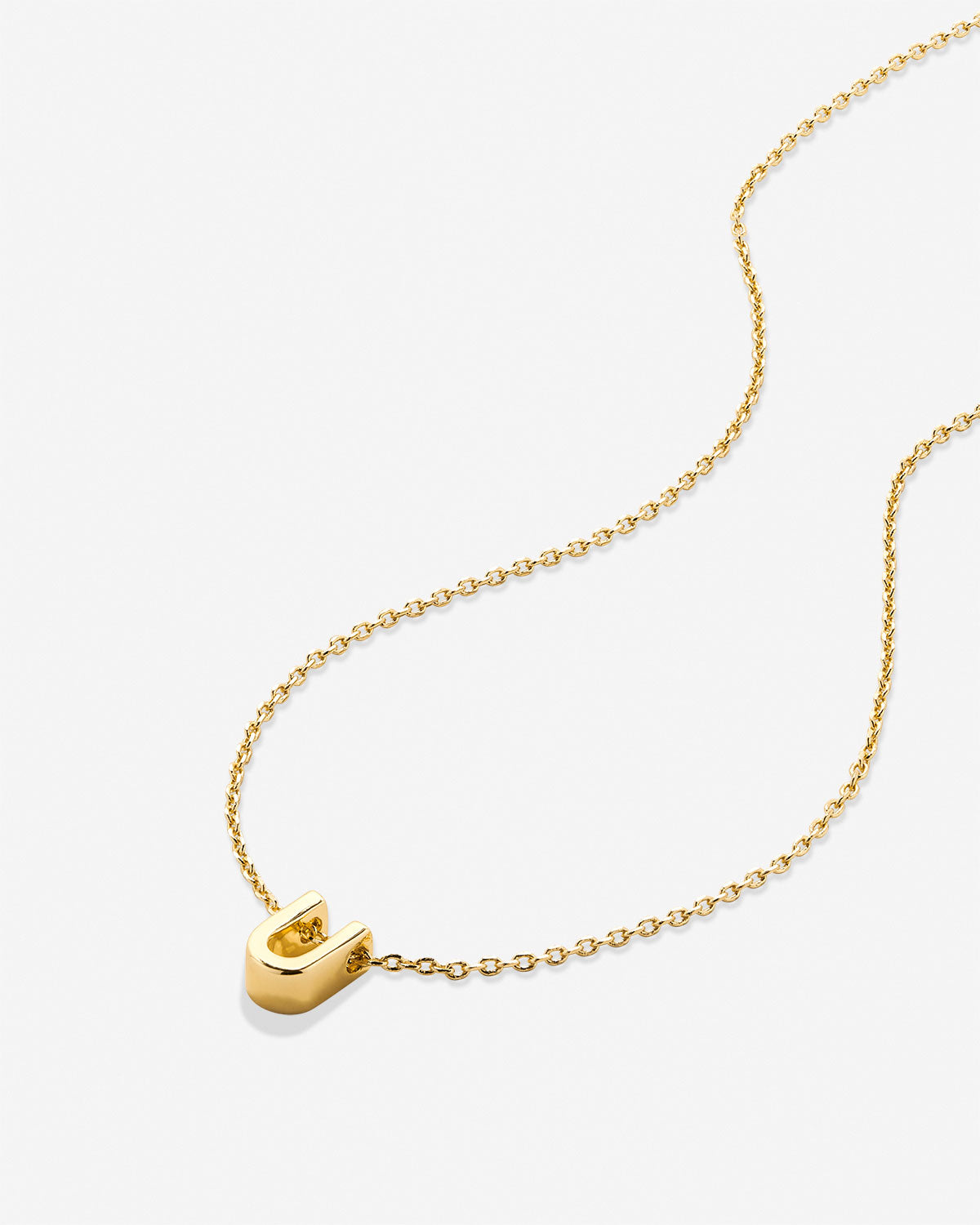 Just For You Initial Necklace — U