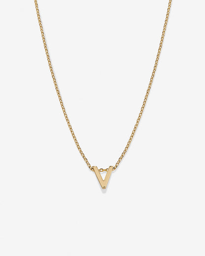 Just For You Initial Necklace — V