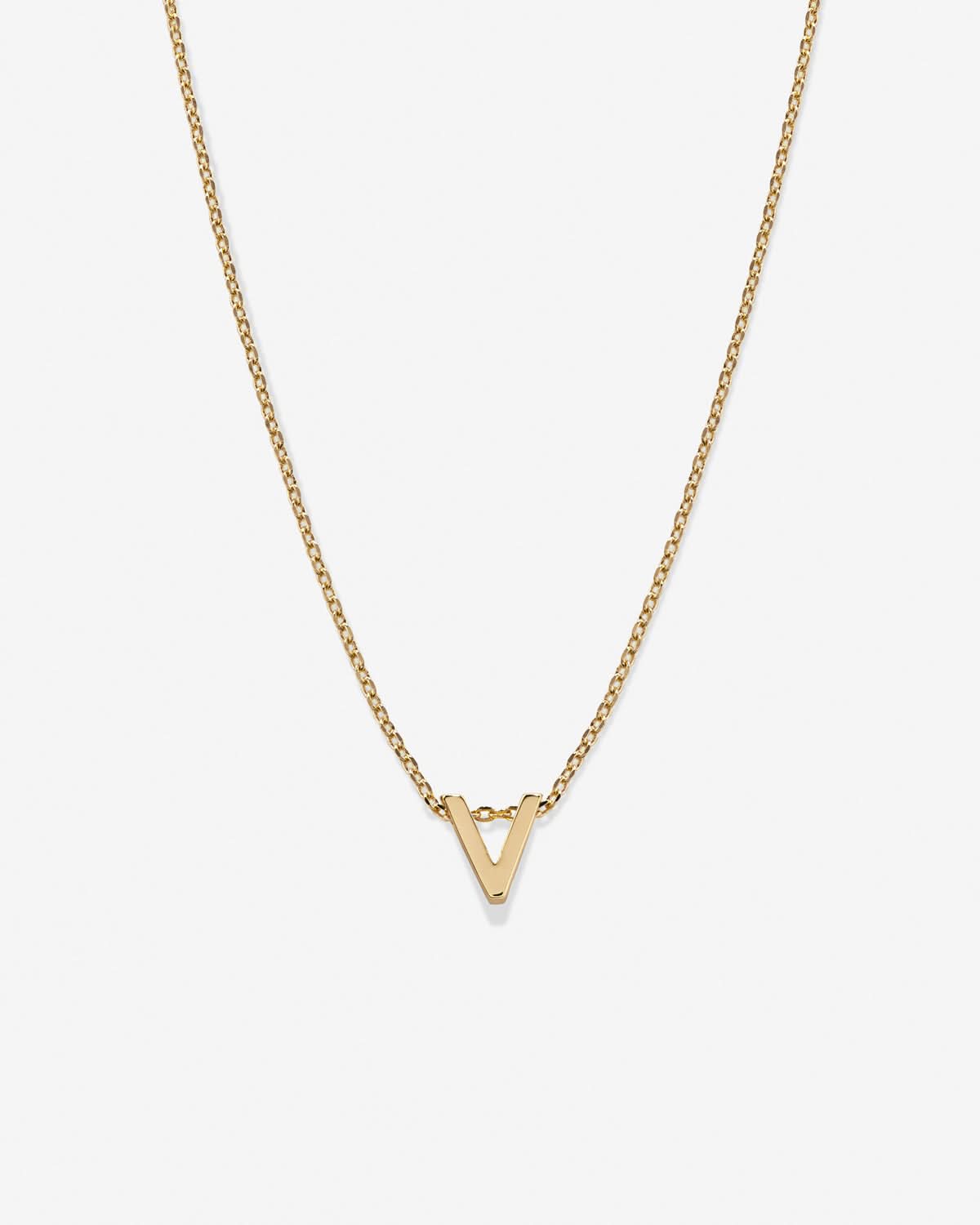 Just For You Initial Necklace — V