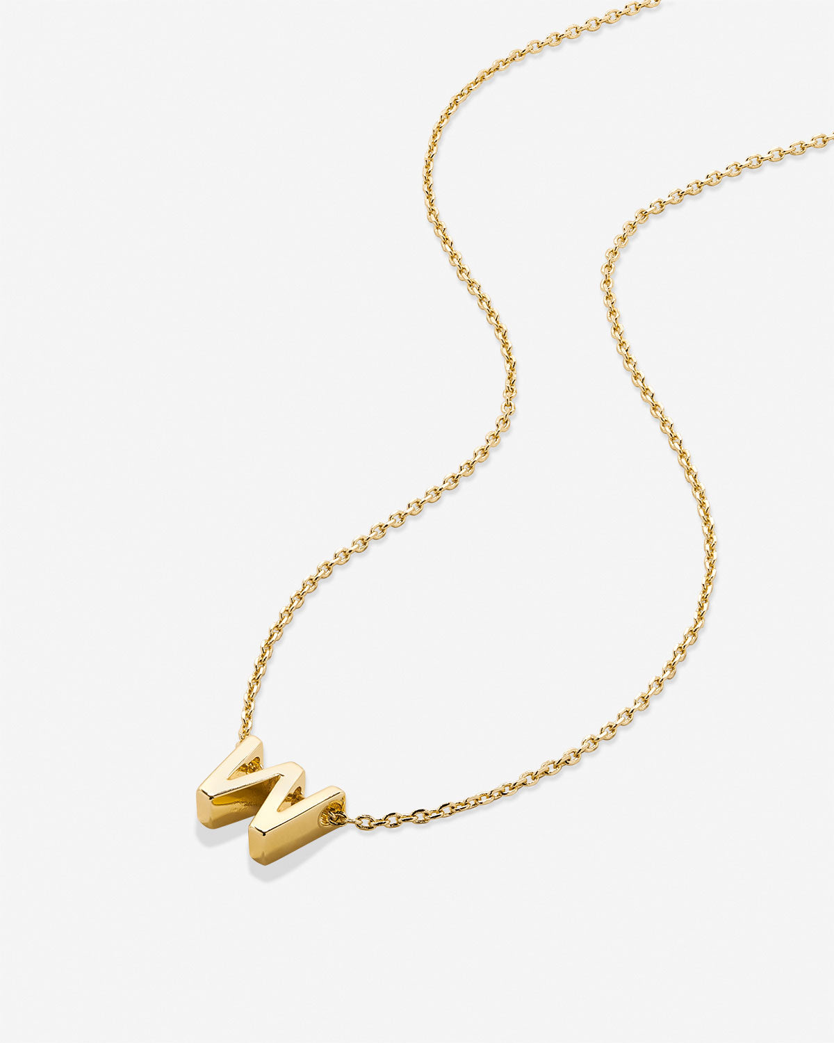 Just For You Initial Necklace — W
