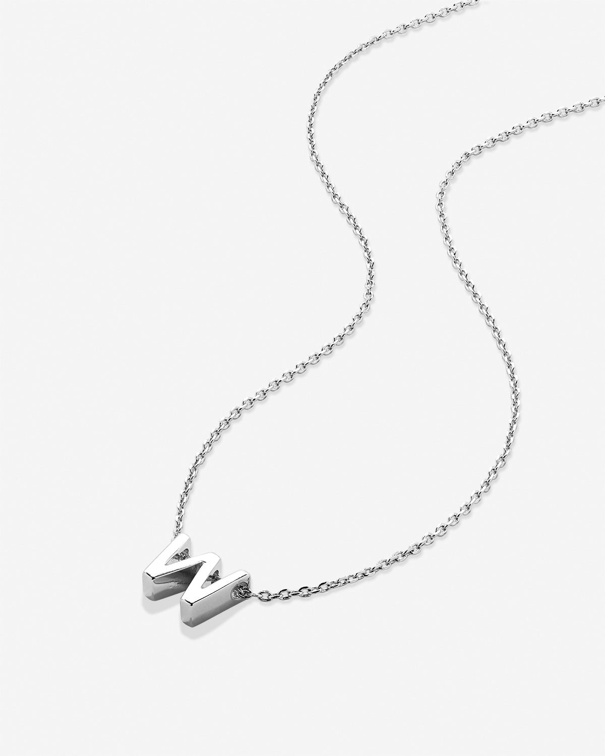 Just For You Initial Necklace — W