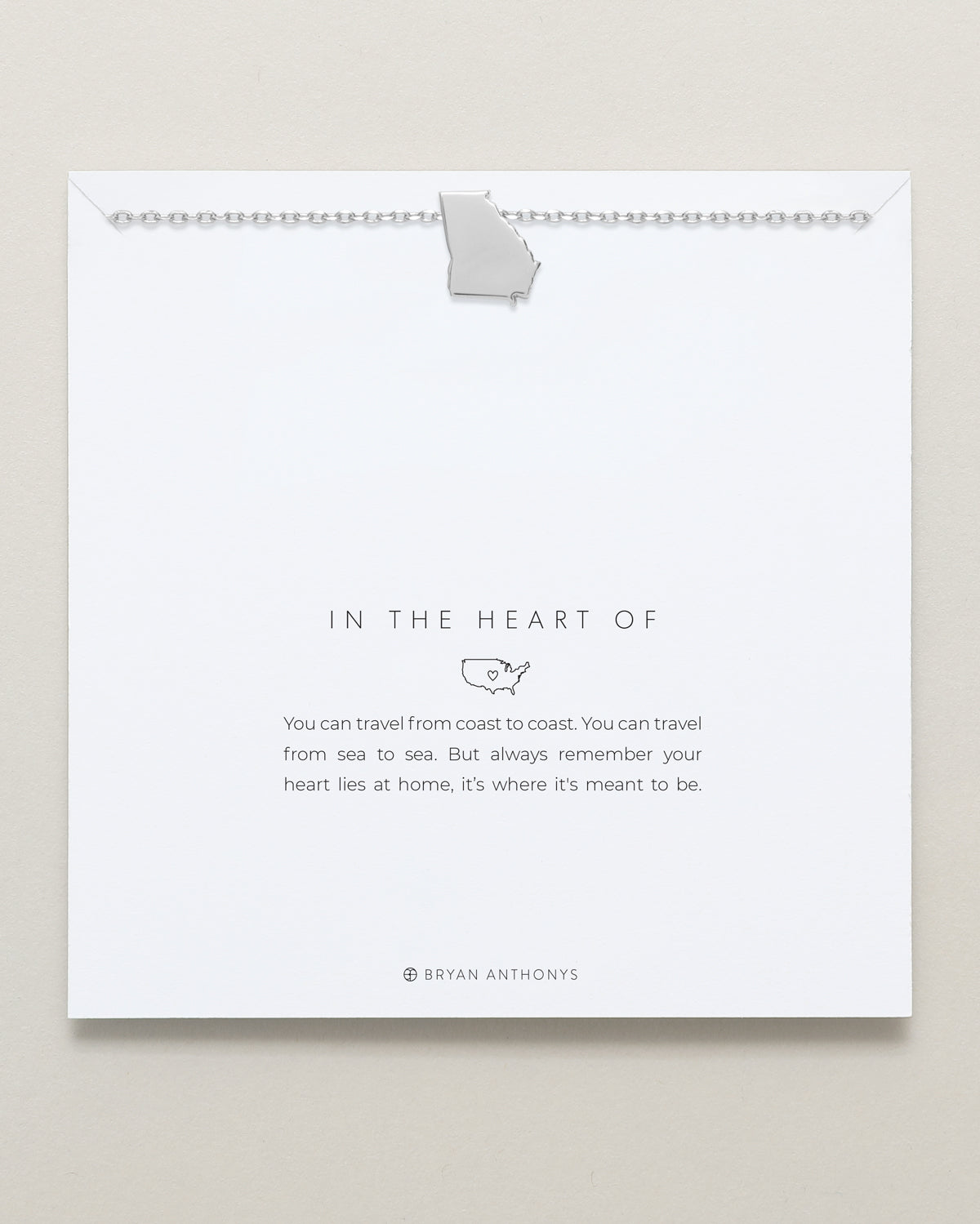 In The Heart Of Necklace — Georgia