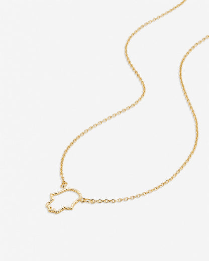 Just For Luck Hamsa Necklace
