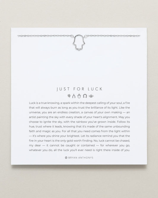 Just For Luck Hamsa Necklace