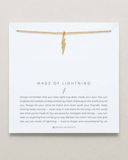 Made of Lightning Necklace