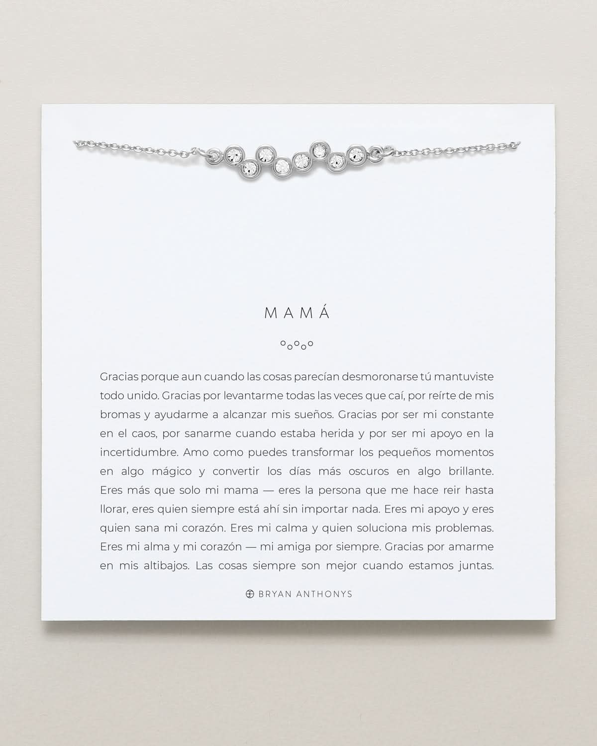 Mamá Necklace (Spanish)