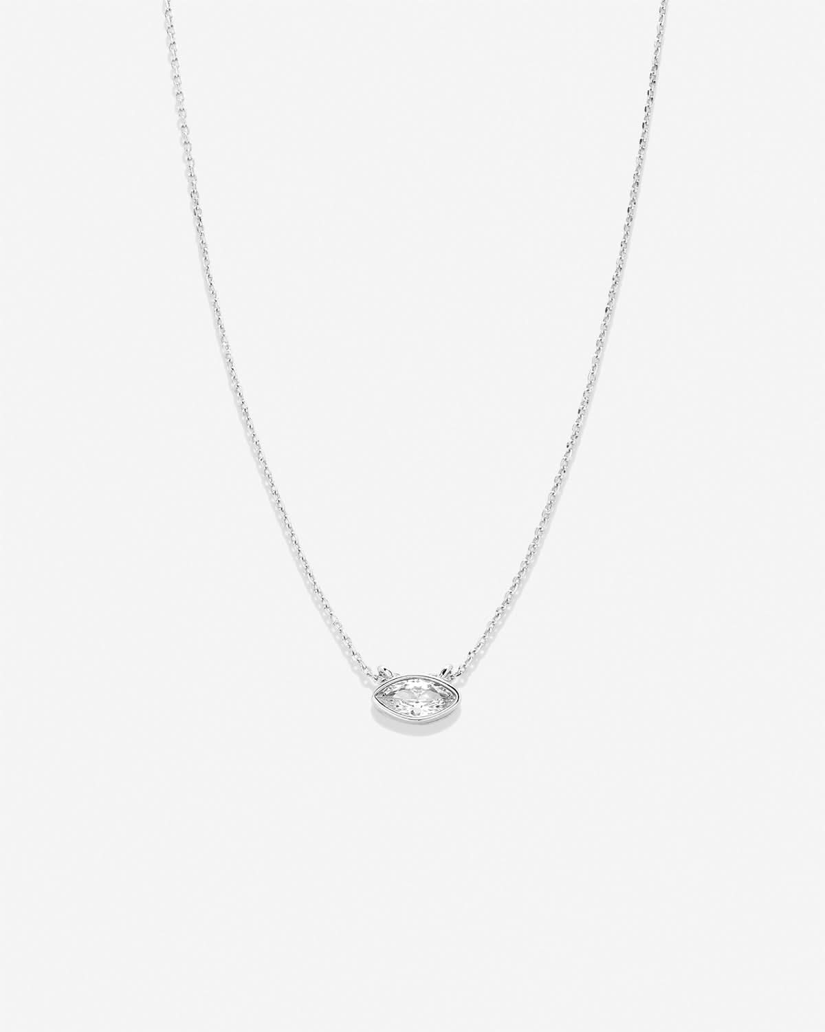 Radiance Marquise Solitaire Necklace