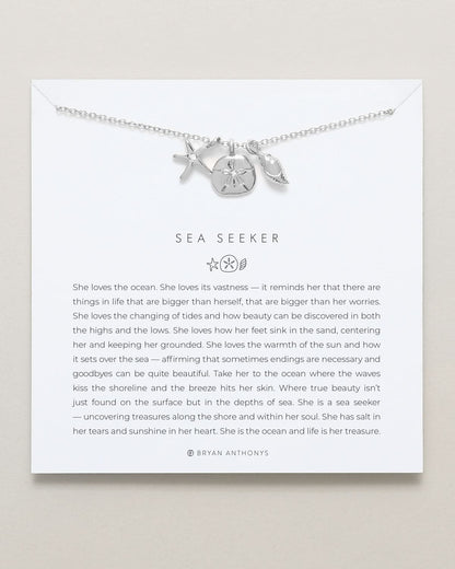 Sea Seeker & Pause Layered Necklace Set