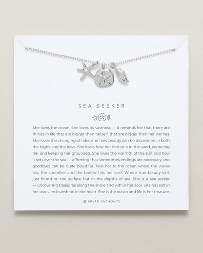Sea Seeker & Grit Layered Necklace Set