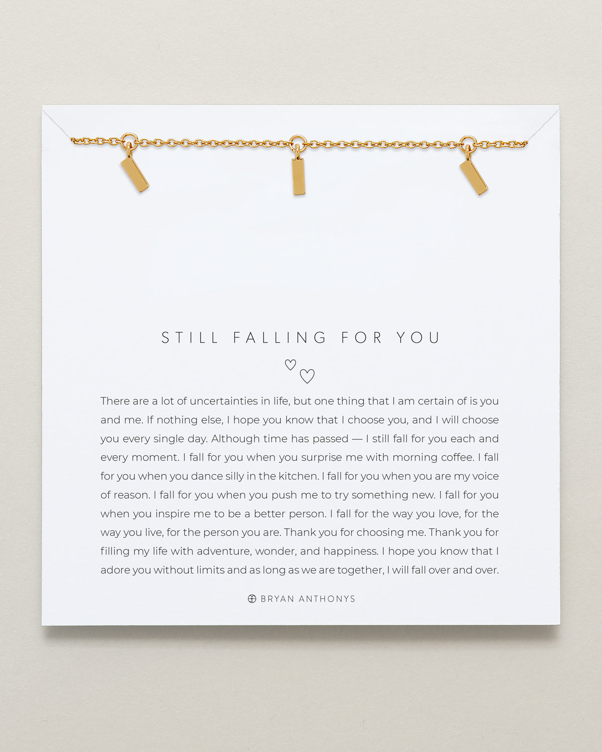 Still Falling For You Necklace