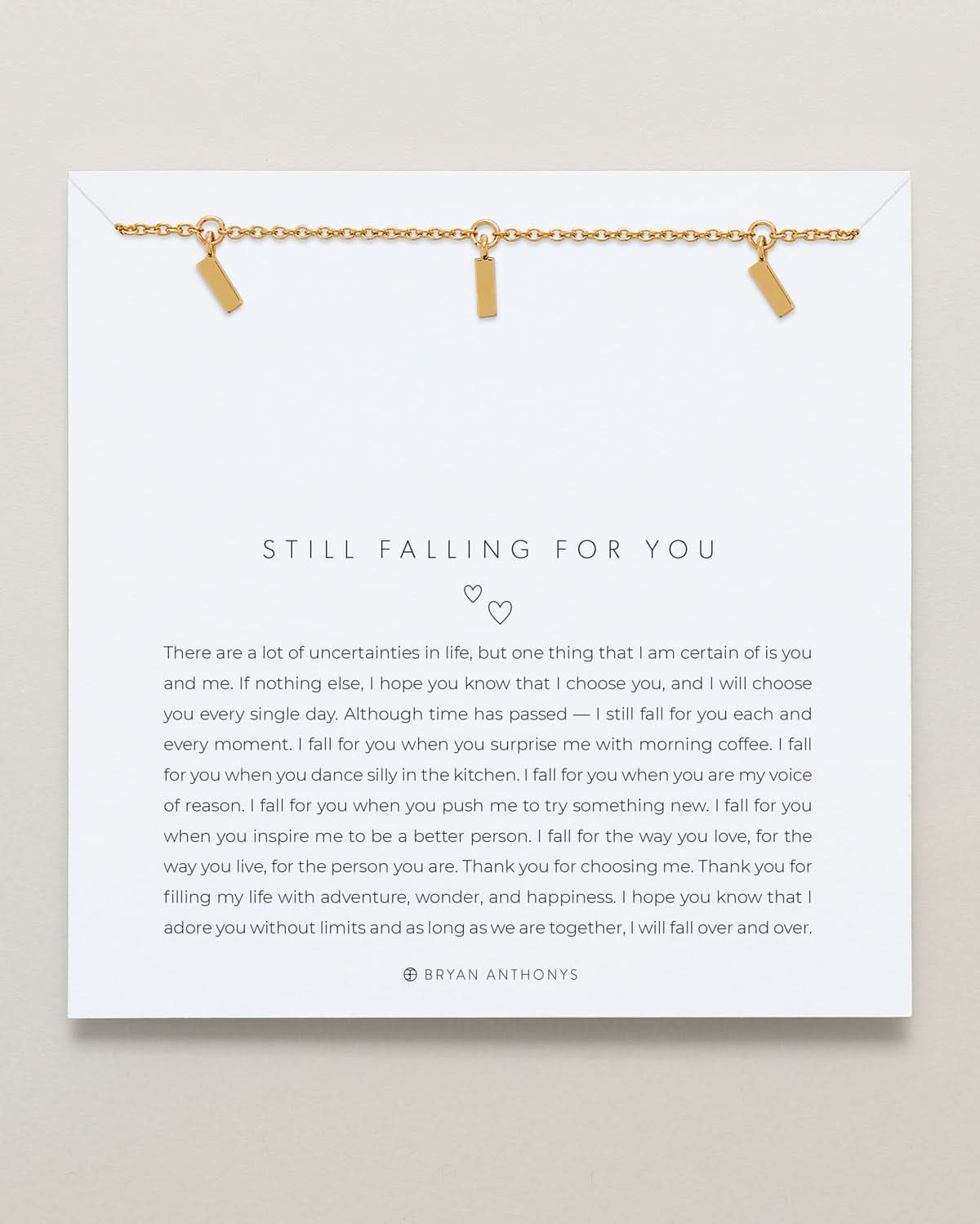 Still Falling For You Necklace