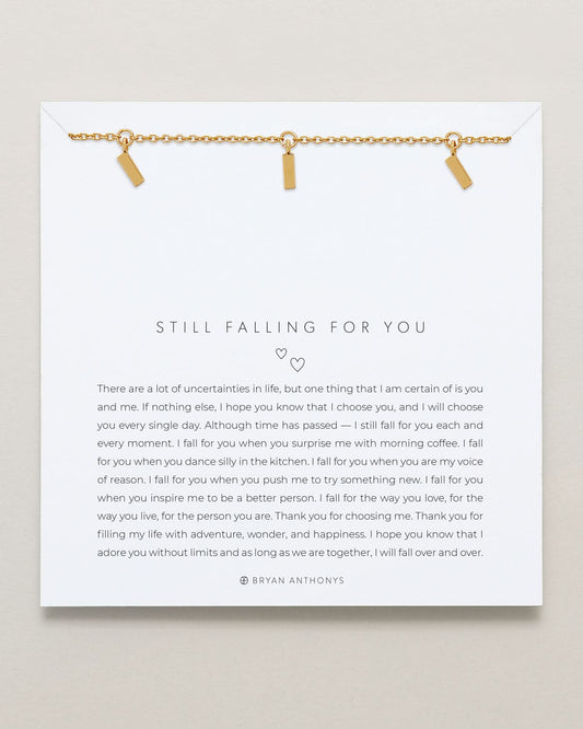 Still Falling For You Necklace