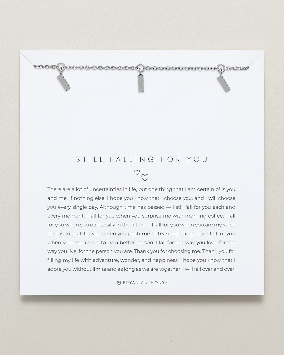Still Falling For You Necklace