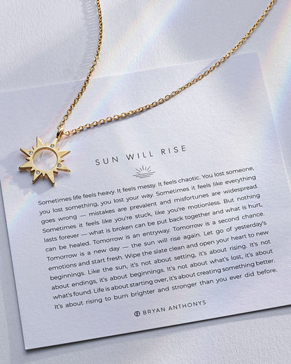 Sun Will Rise Necklace
