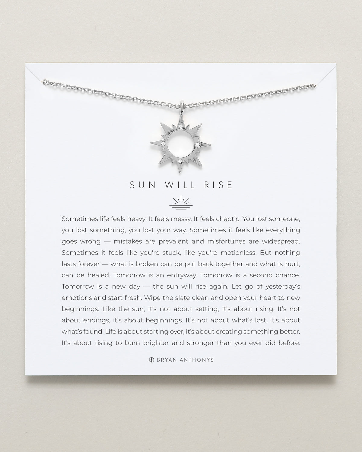 Sun Will Rise Necklace