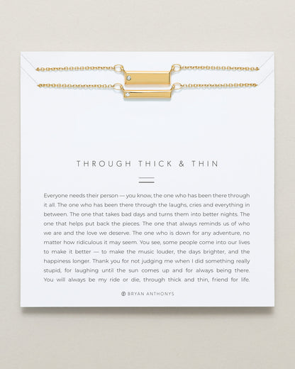 Through Thick & Thin Necklace Set