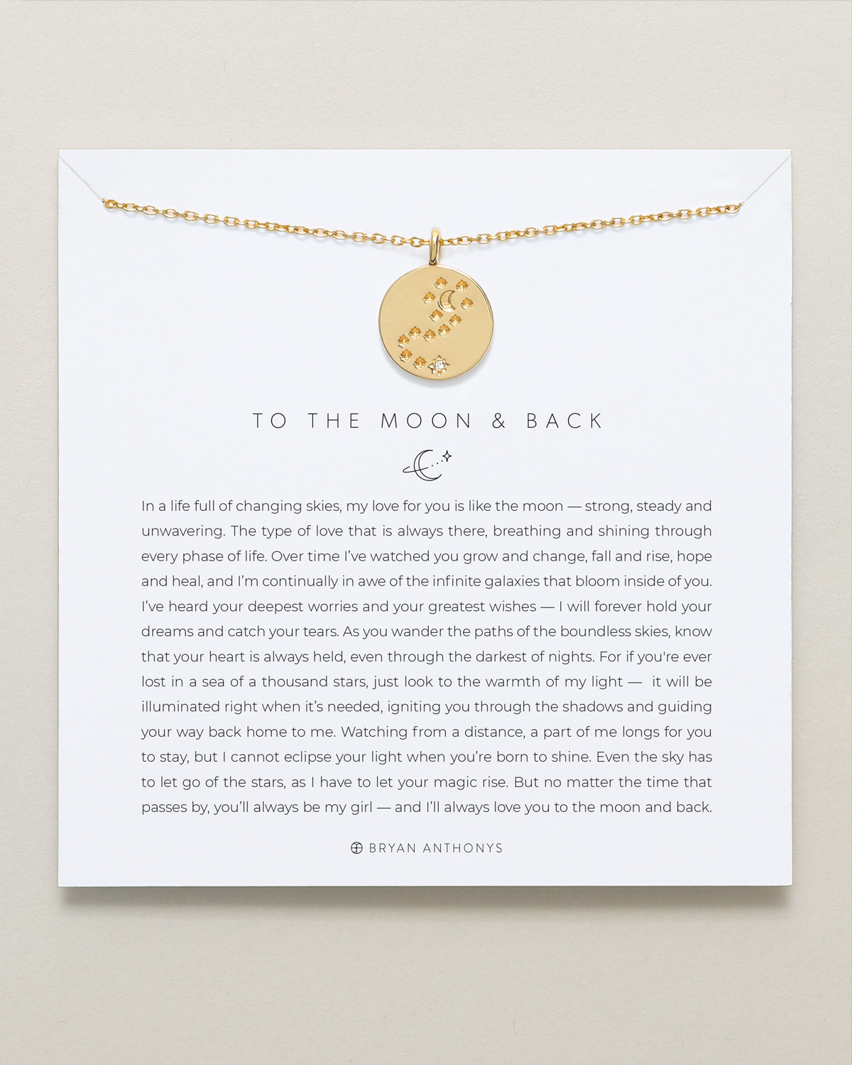 To the Moon and Back Necklace