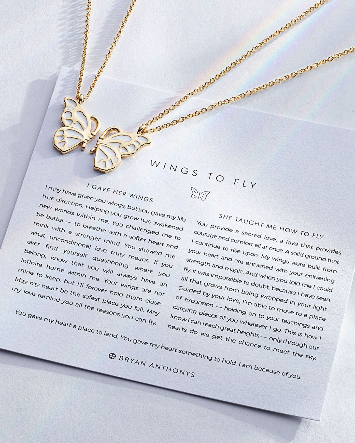 Wings to Fly Necklace Set