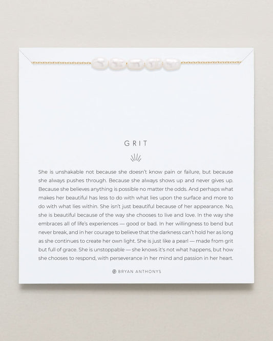 Grit Bead Necklace