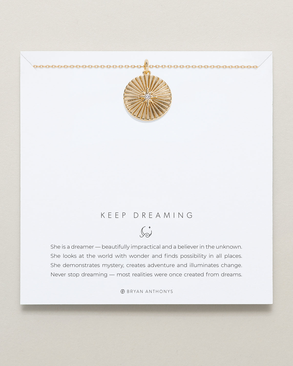 Keep Dreaming Pendant Necklace