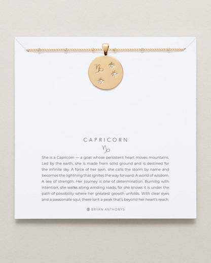 Capricorn — Zodiac Necklace