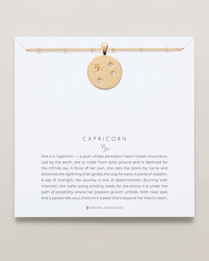 Capricorn — Zodiac Necklace