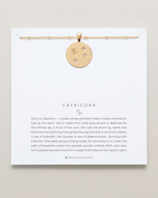Capricorn — Zodiac Necklace
