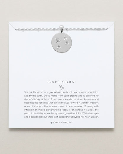 Capricorn — Zodiac Necklace