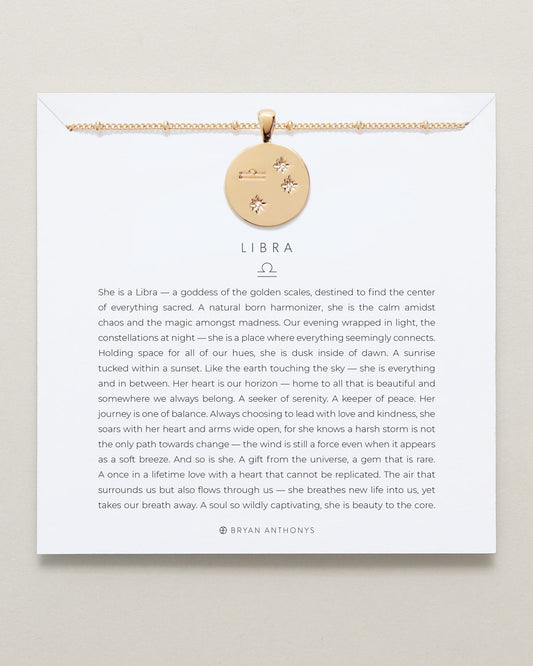 Libra — Zodiac Necklace