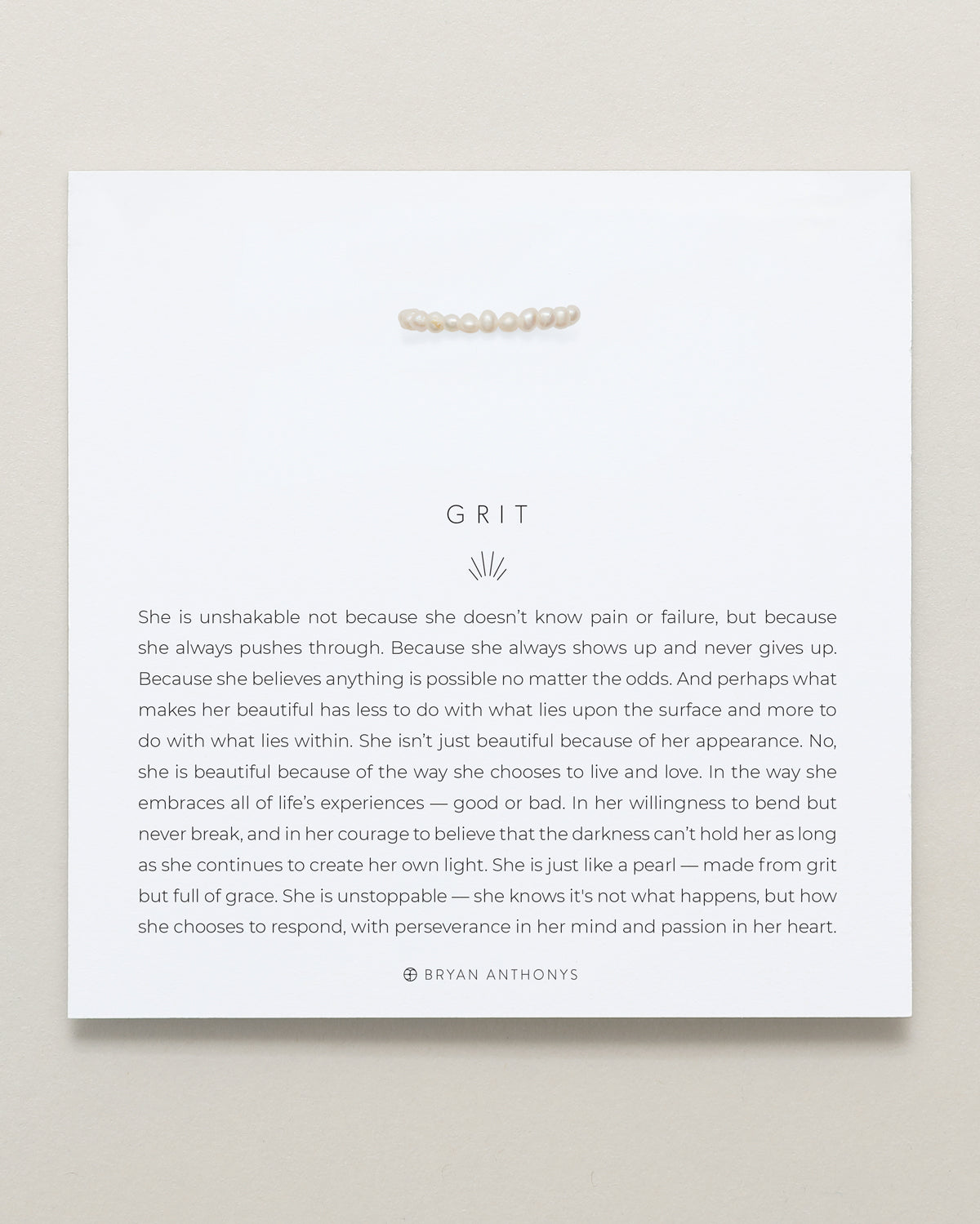 Grit Seed Pearl Ring