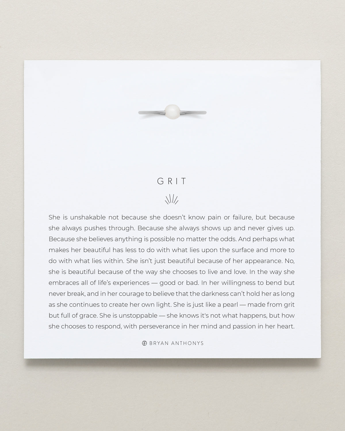 Grit Dainty Ring