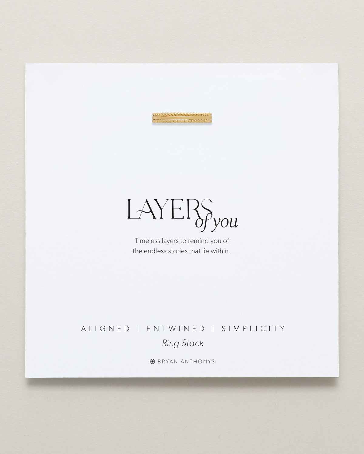 Layers of You Ring Stack