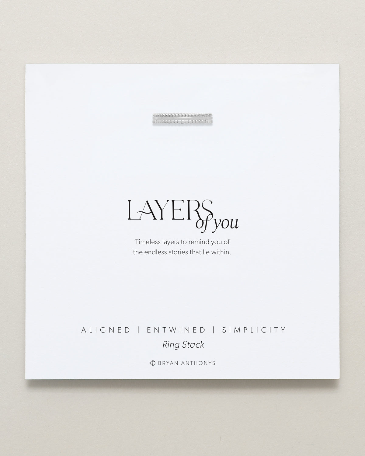 Layers of You Ring Stack