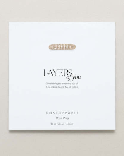 Unstoppable Pave Ring