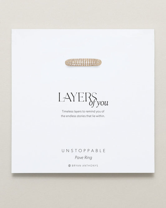 Unstoppable Pave Ring