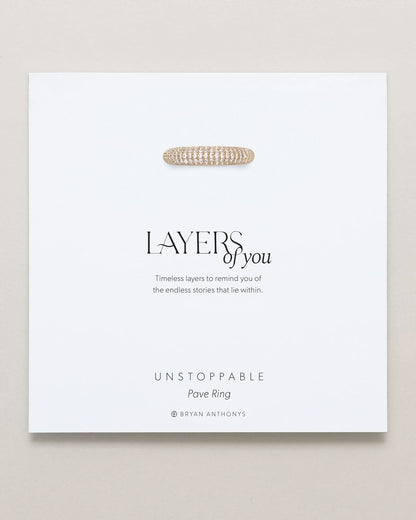 Unstoppable Pave Ring