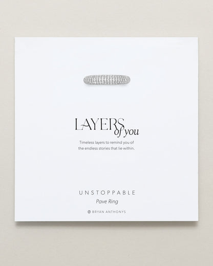 Unstoppable Pave Ring