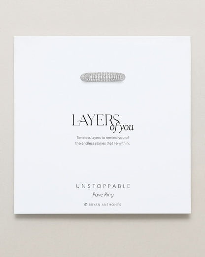 Unstoppable Pave Ring