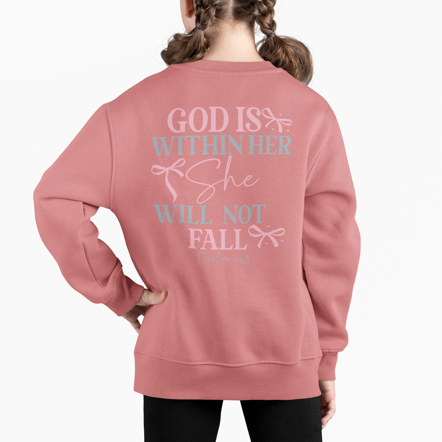 She Stands Firm Youth & Toddler Sweatshirt