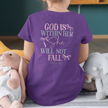 She Stands Firm Youth & Toddler Graphic Tee
