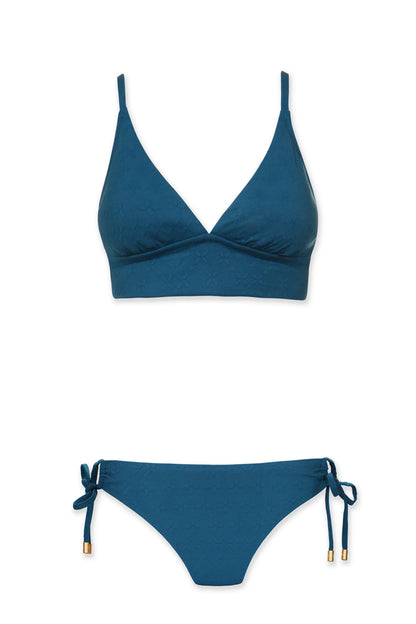 Tunnel Side Hipster  |  Jacquard Textured Marine Blue