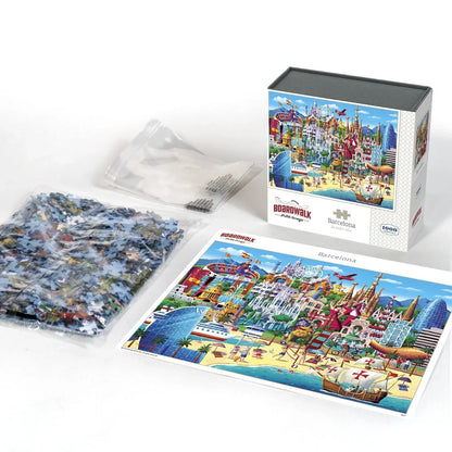 Barcelona 1000 Piece Jigsaw Puzzle by Boardwalk Puzzle Company