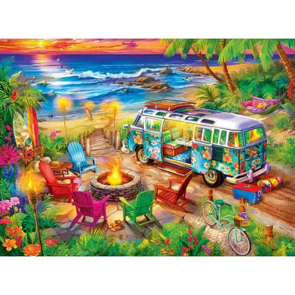 Seek & Find - Beach Bum Bliss 1000 Piece Jigsaw Puzzle | Masterpieces