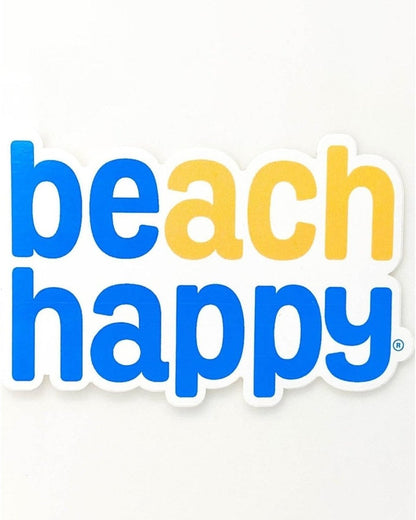 Beach Happy Sticker