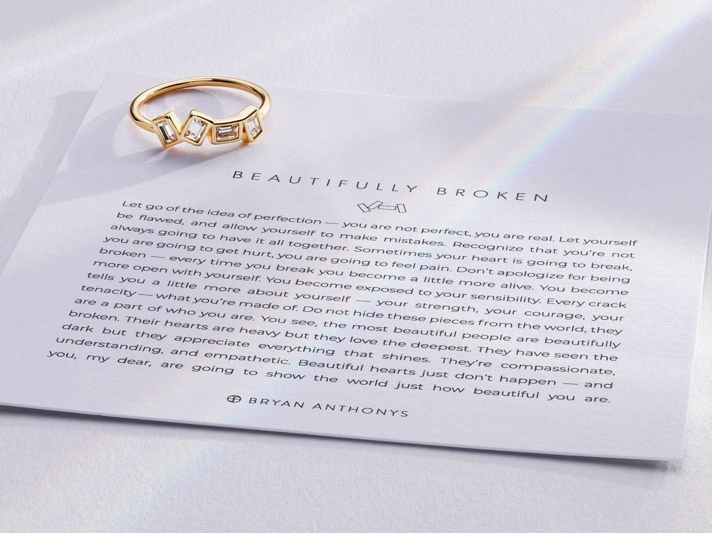 Beautifully Broken Bundle: Necklace + Ring Set